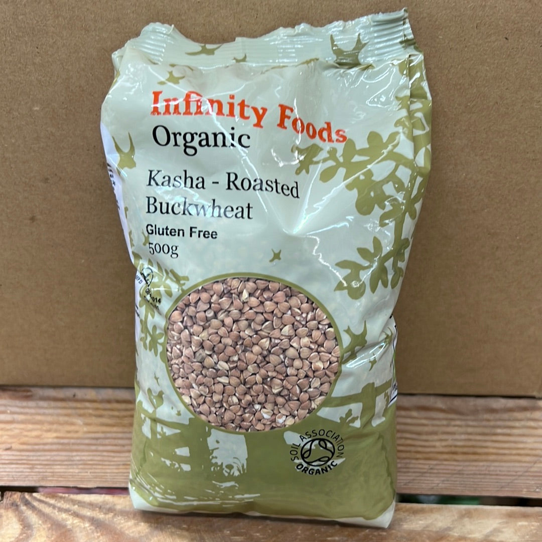 INFINITY ORGANICS KASHA ROASTED BUCKWHEAT (500GR)