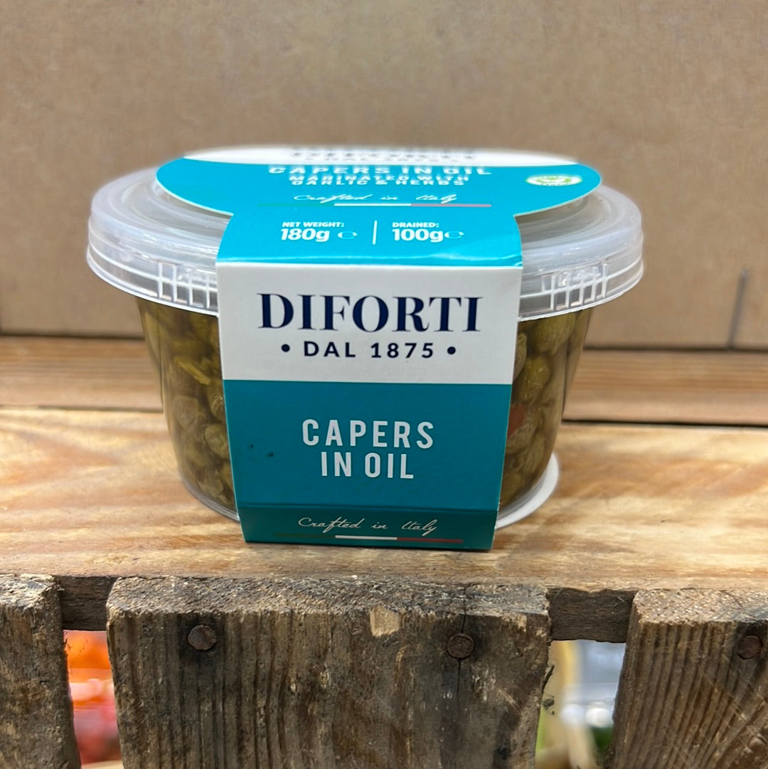 DIFORTI CAPERS IN OIL (180gr)