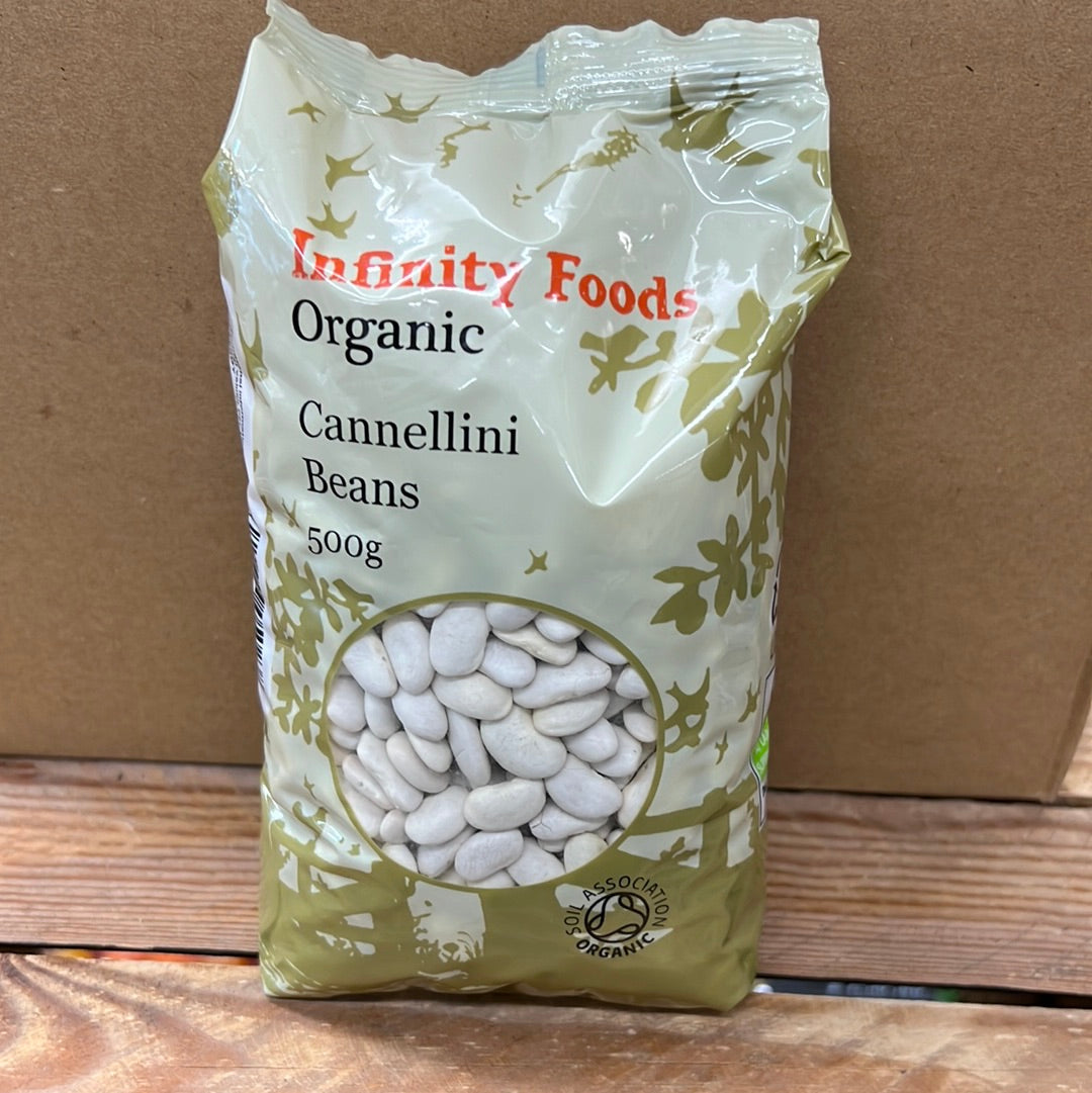 INFINITY ORGANIC CANNELIINI BEANS (500GR)