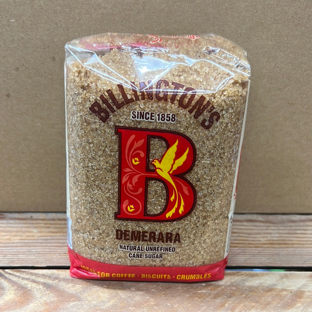 BILLINGTONS DEMERARA CANE SUGAR (500GR)