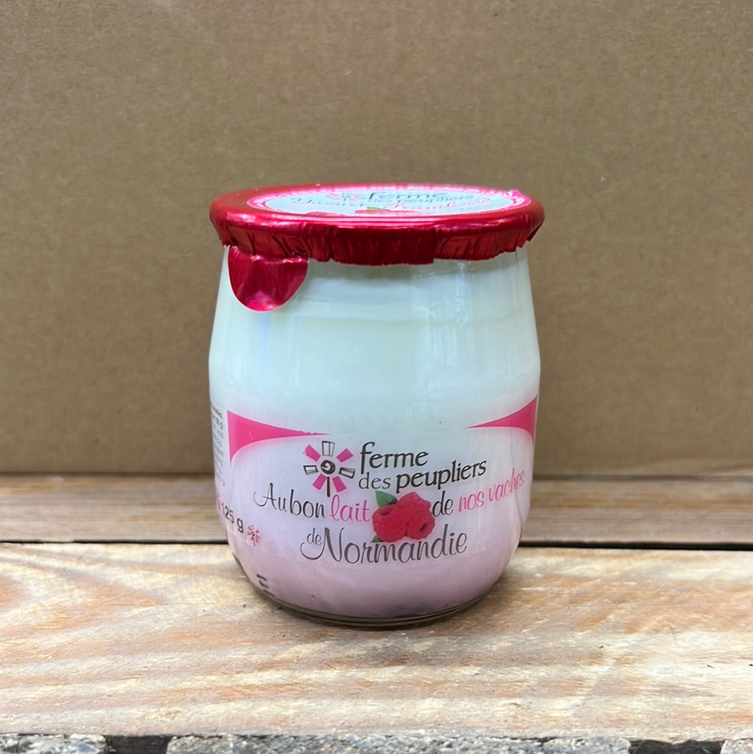 Ferme Des Peupliers French Yoghurt with Raspberry (125GR)