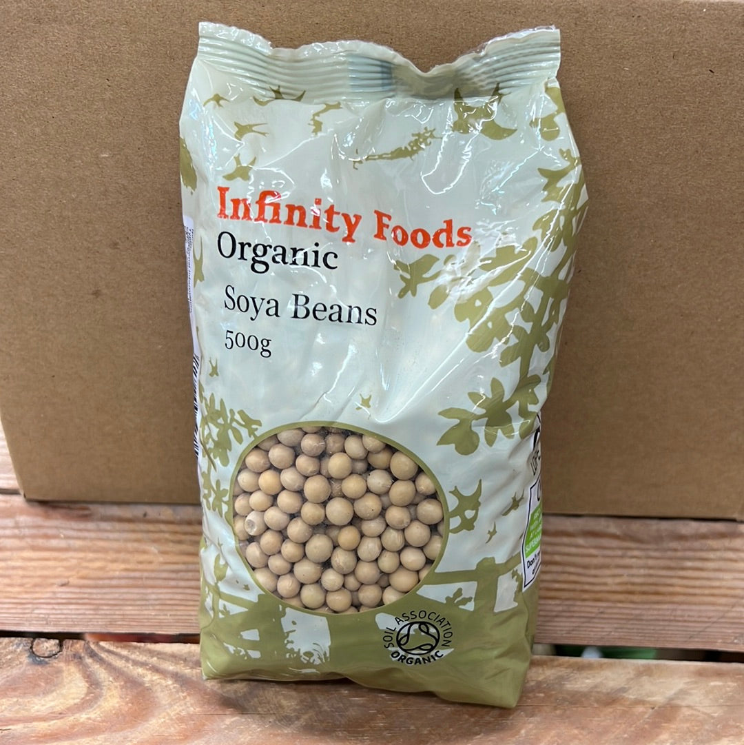 INFINITY ORGANIC SOYA BEANS (500GR)