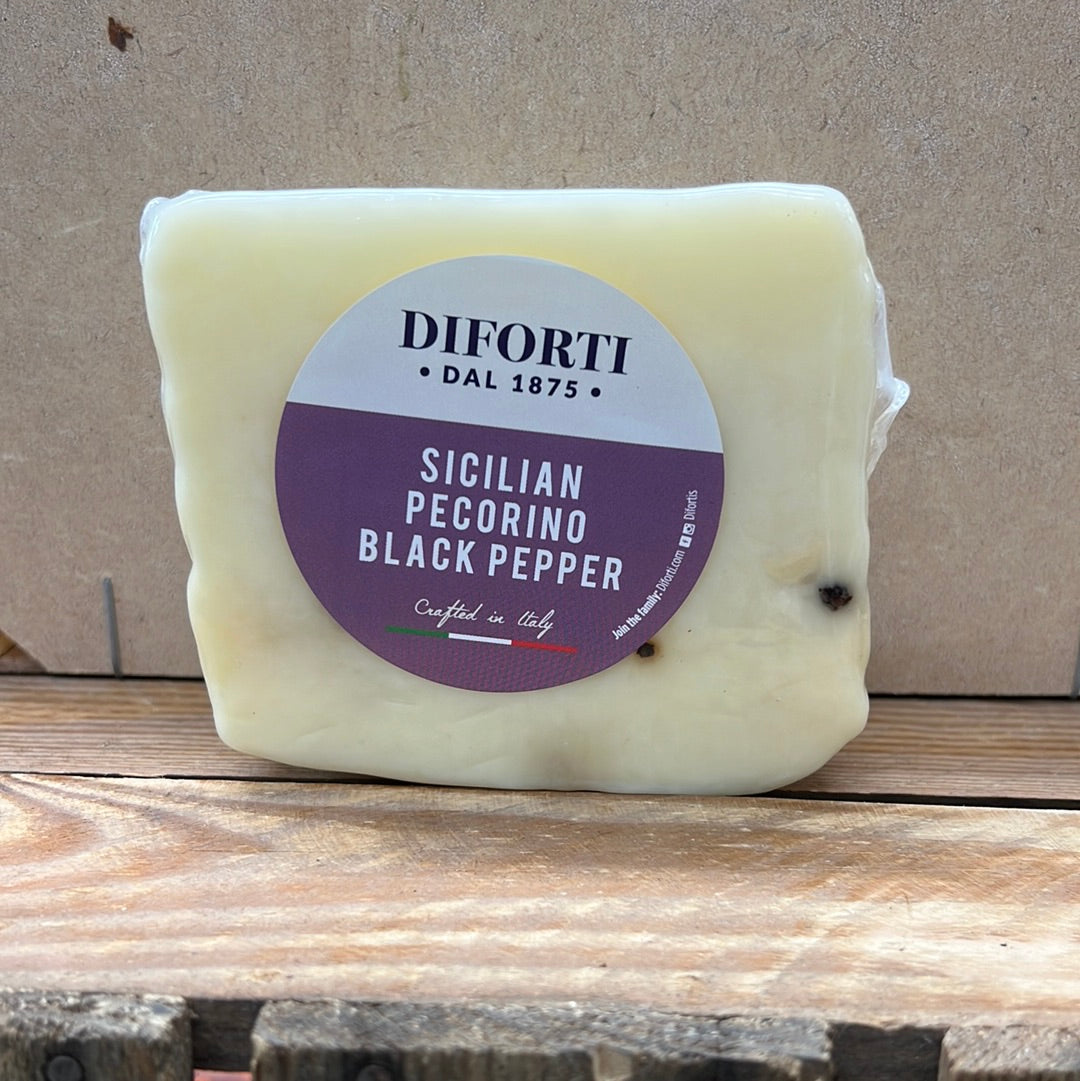 DIFORTI SICILIAN PECORINO BLACK PEPPER CHEESE (200GR)