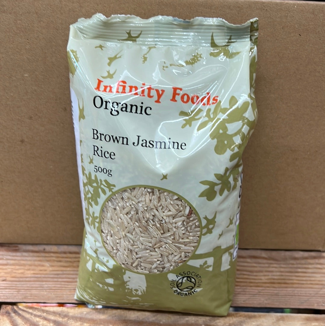 INFINITY ORGANIC BROWN JASMINE RICE (500GR)