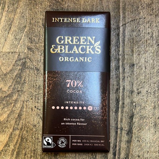 GREEN&BLACKS ORGANIC CHOCOLATE %70 cocoa (90gr)