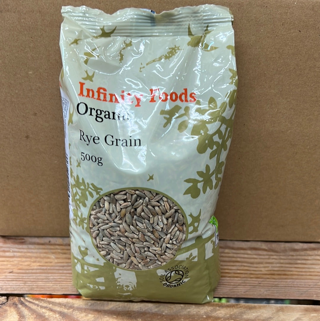 INFINITY ORGANIC RYE GRAIN (500GR)