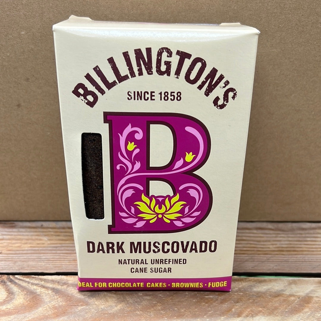 BILLINGTONS DARK MUSCOVADO CANE SUGAR (500GR)