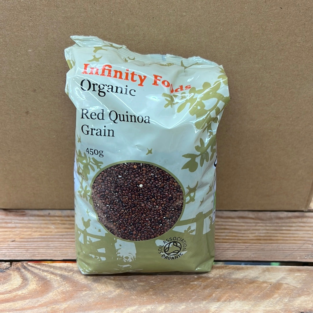 INFINITY ORGANIC RED QUINOA (450GR)