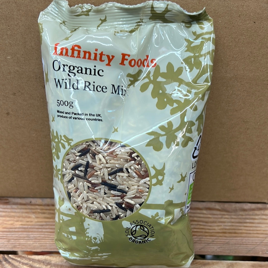 INFINITY ORGANIC WILD RICE MIX (500GR)