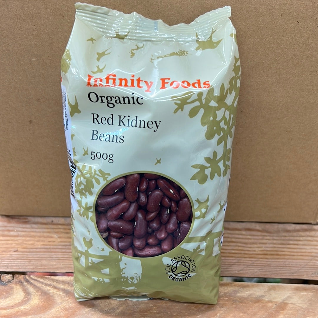 INFINITY ORGANIC RED KIDNEY BEANS (500GR)