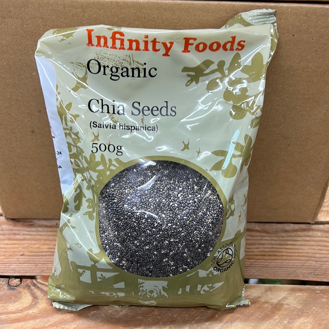 INFINITY ORGANIC CHIA SEEDS (500GR)