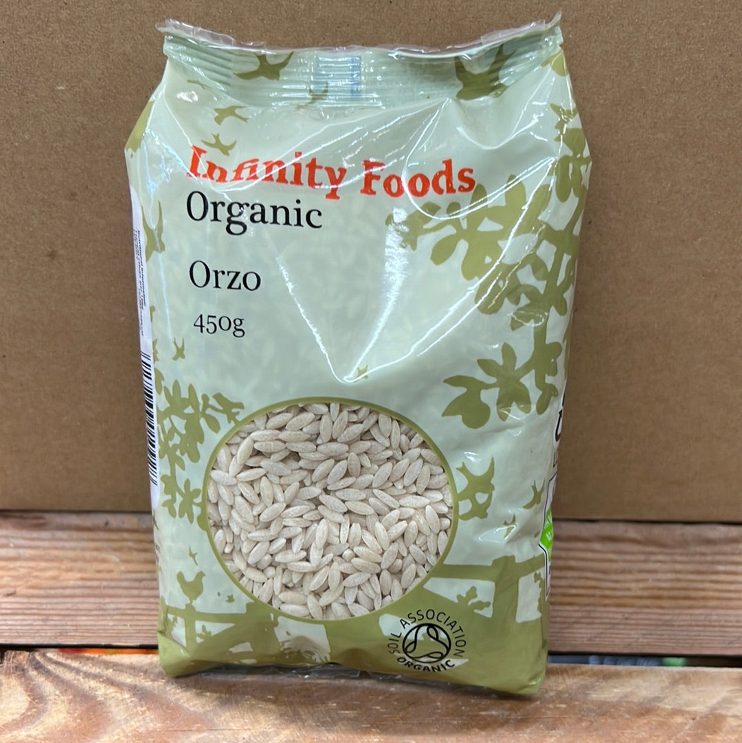 INFINITY ORGANIC ORZO (450GR)