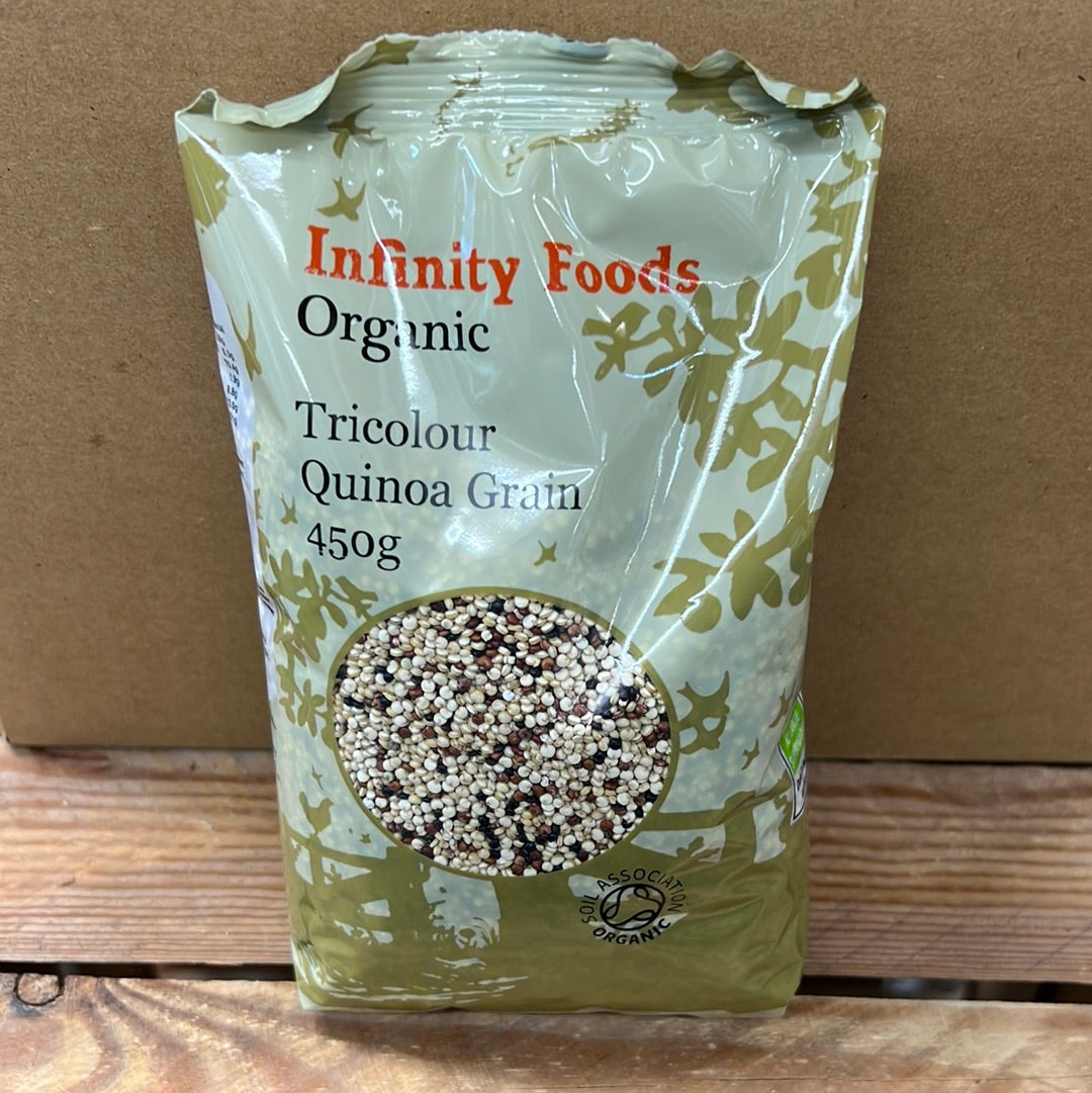 INFINITY ORGANIC TRICOLOUR QUINOA (450GR)