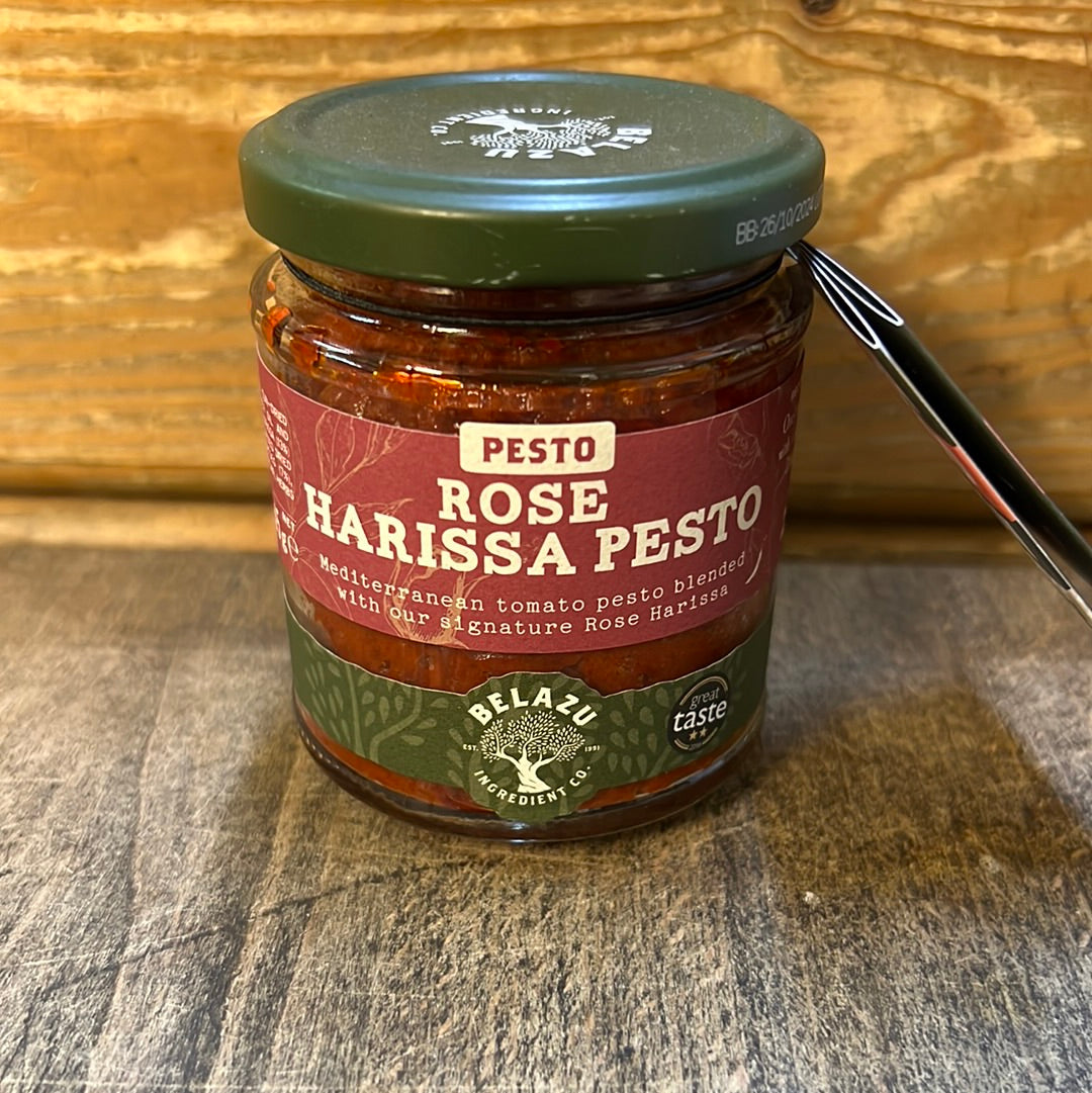 BELAZU ROSE HARISSA PESTO (165gr)