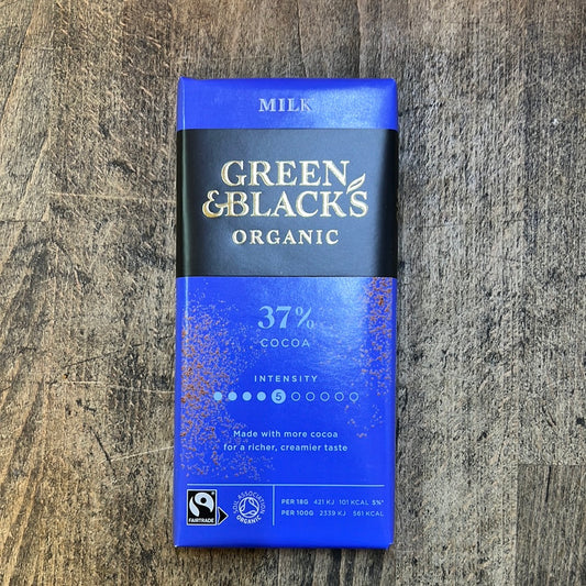 GREEN&BLACKS ORGANIC CHOCOLATE %37 cocoa (90gr)