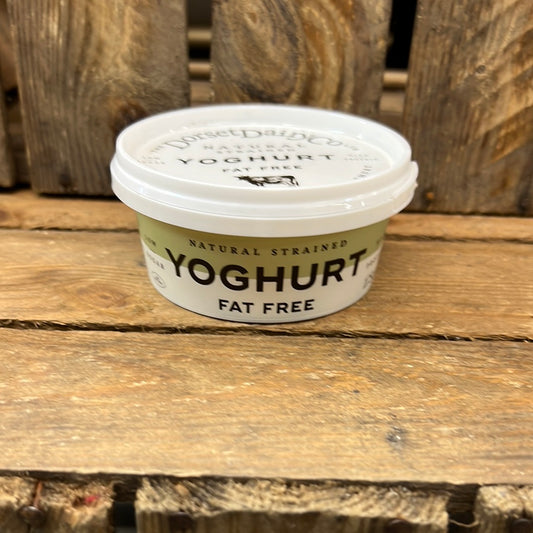 THE DORSET DAIRY CO FAT FREE STRAINED YOGHURT (175GR)