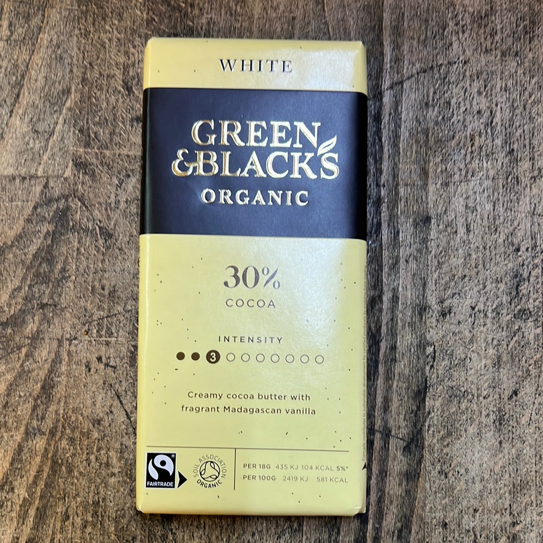 GREEN&BLACKS ORGANIC CHOCOLATE %30 Cocoa (90gr)